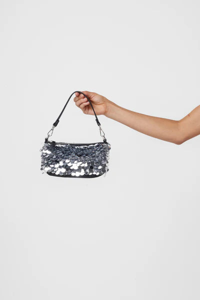 Glistening Charm Mini Dress Navy